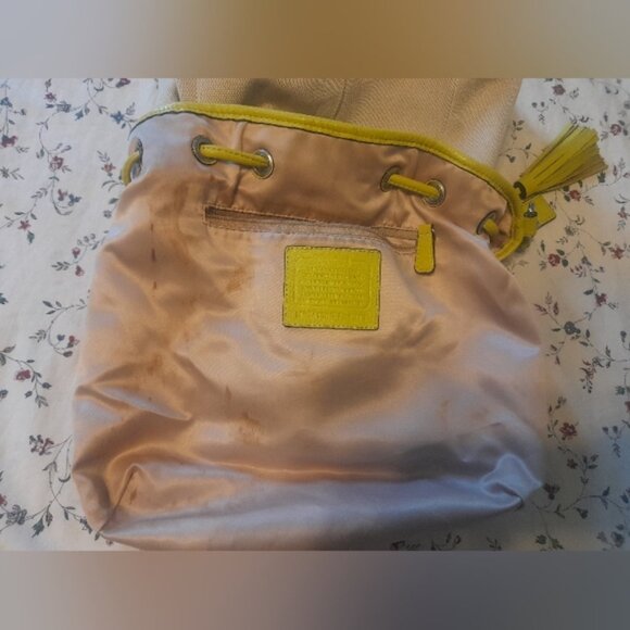 Coach Avery Canvas Drawstring Satchel Bag F28913 - Picture 14 of 15